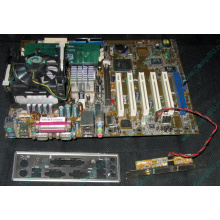 Материнская плата Asus P4PE (FireWire) с процессором Intel Pentium-4 2.4GHz s.478 и памятью 768Mb DDR1 Б/У (Севастополь)