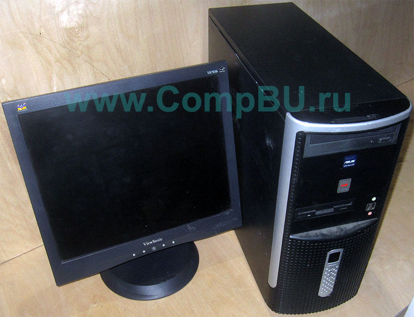 Комплект: одноядерный компьютер Intel Pentium-4 с 1Гб памяти и 17 дюймовый ЖК монитор (Севастополь)